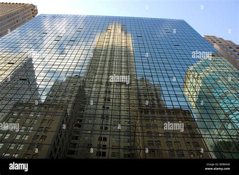 Reflection Of High Rise Buildings Stock Photo Alamy