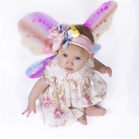 Beautiful Baby Fairy Stock Image Image Of Purple Isolated 50718983