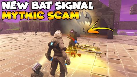 New Bat Signal Scam Is Mythic 💯 Scammer Gets Scammed Fortnite Save