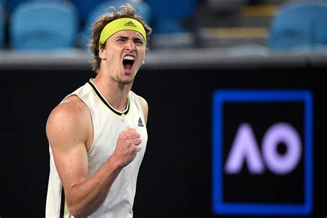 Australian Open 2021 Alexander Zverev Beats Dusan Lajovic In Straight