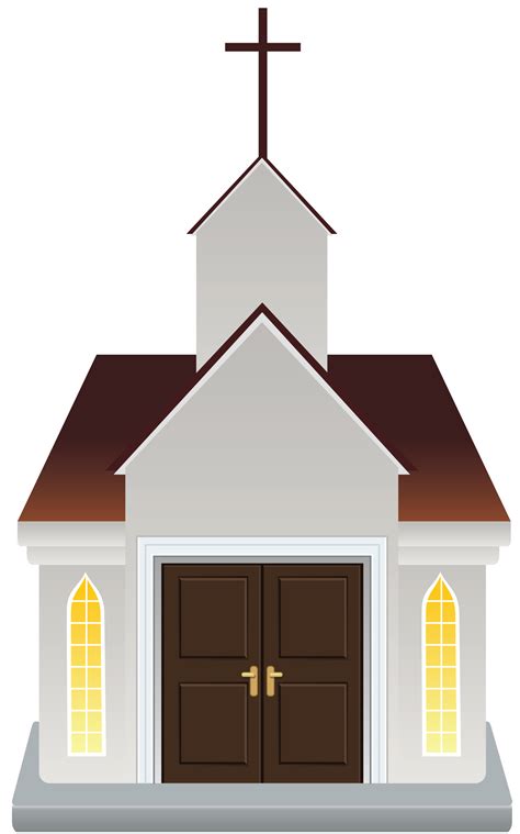 Icon Building Church Cartoon Church Building Png Download 15612500