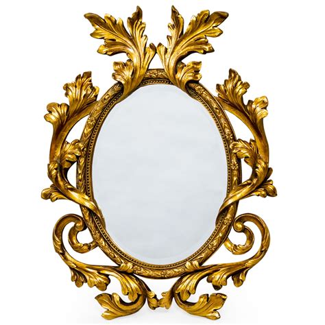 Oval Antique French Style Wall Mirror French Style Wall Mirrors