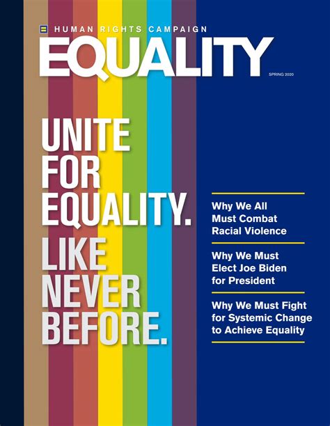 HRC Equality Magazine Spring 2020 by Human Rights Campaign ...