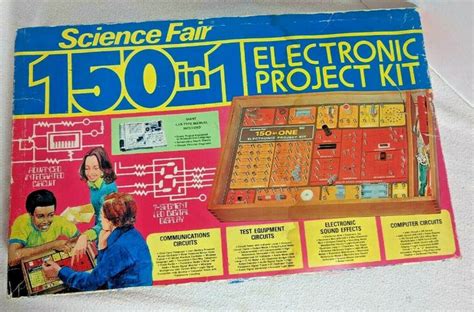 Vtg 1976 Science Fair 150 In 1 Electronic Project Kit Radio Shack Tandy