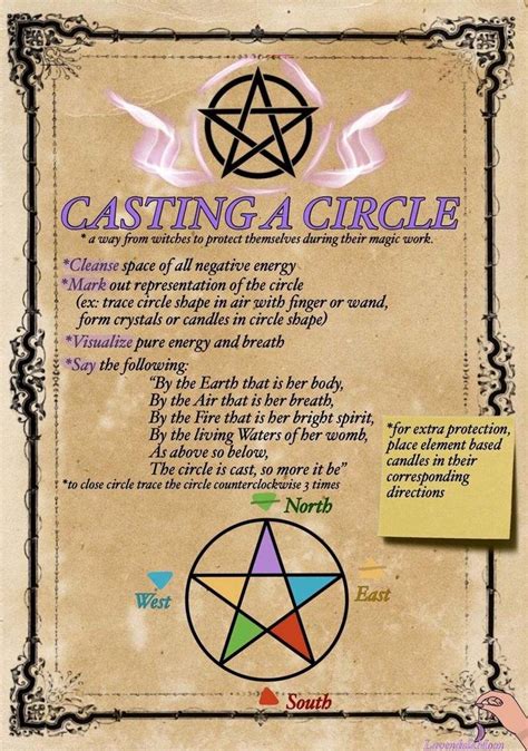 Lavendulamoon Wiccanspells A Simple Circle Casting Spell A Great Way To Create Energy And