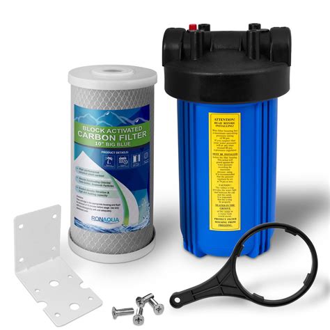 Water Filters Max Water 3 Stages Big Blue Whole House Filter Housing
