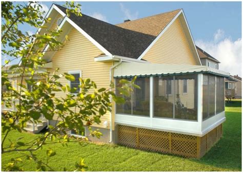 Our screened in porches are designed with sturdy screens, ensuring so that no mosquito can enter the enclosed patio. Screened Patio Enclosures | Patio Room Kits in Canada ...