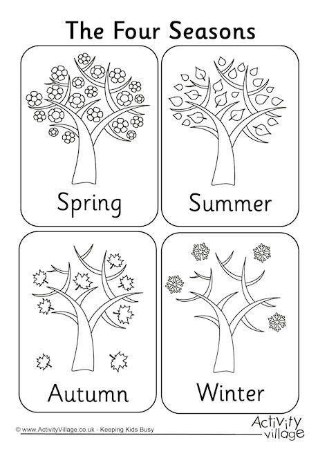 Find more four seasons coloring page for kindergarten pictures from our search. Pin on Educación