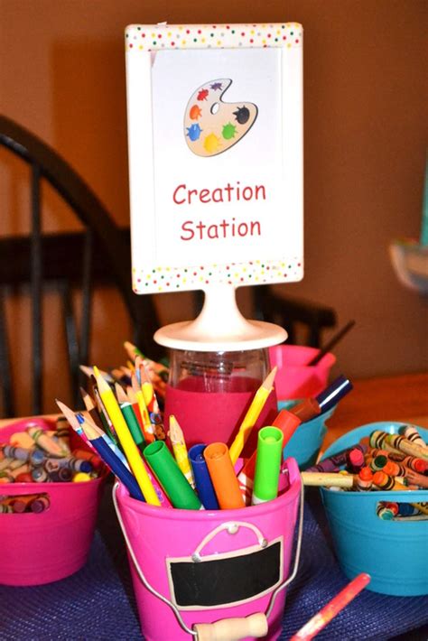 Arts And Crafts Arts And Craft Party Party Ideas Photo 6 Of 23 Catch My