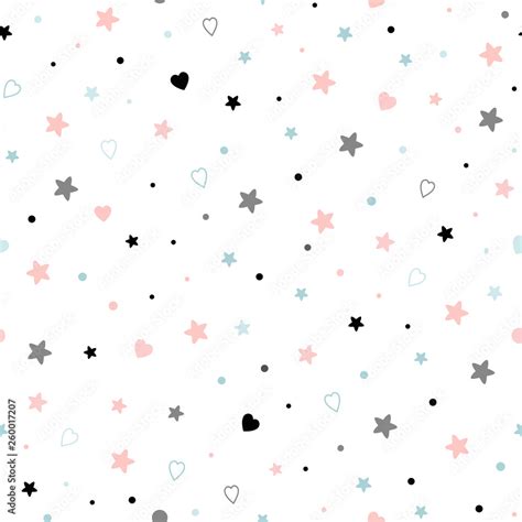 Stars And Hearts Wallpaper