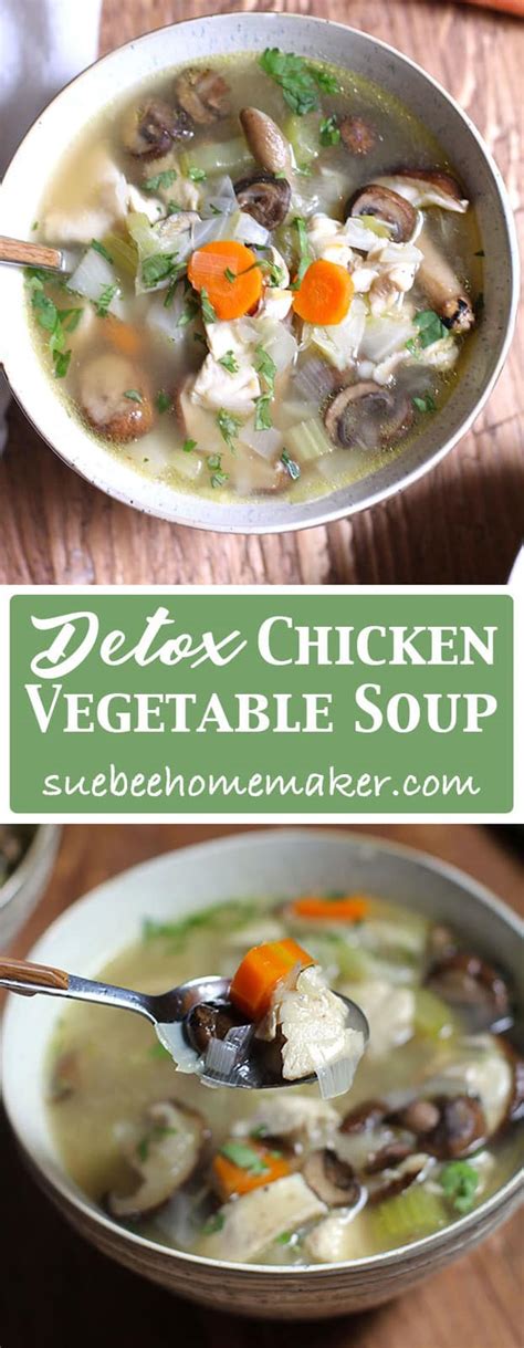 October 26, 2020 by together as family 26 comments. Detox Chicken Vegetable Soup - SueBee Homemaker