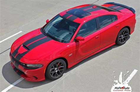 2015 2017 Dodge Charger Srt 392 Hellcat Rt Vinyl Racing Stripes Decals