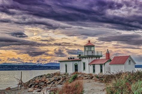 West Point Lighthouse Discovery Park Lighthouse Seattle Washington