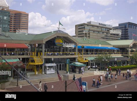 Entrance To Pratt Street Dining And Shopping Pavilion At Baltimores