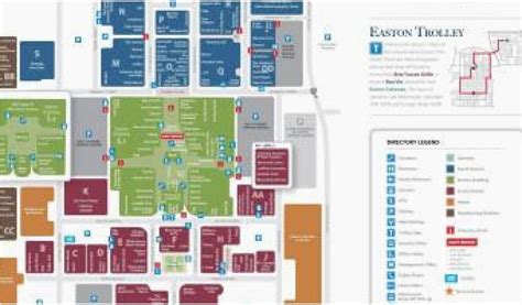 Map Of Easton Town Center Columbus Ohio Secretmuseum