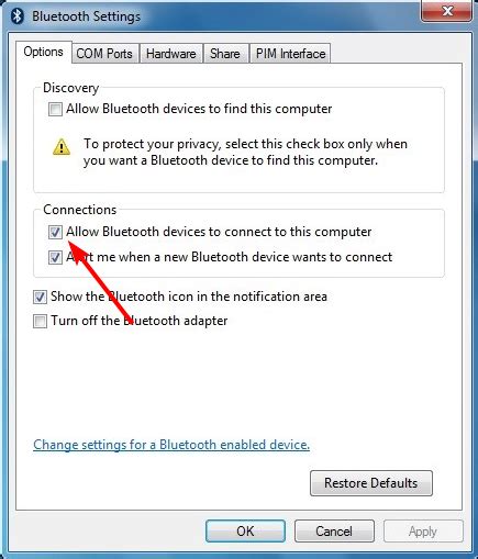 Fix Bluetooth Device Is Not Discoverable On Windows 7