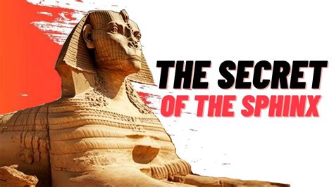 the secrets hiding under the great sphinx of giza youtube