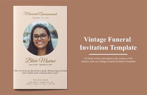 Best Funeral Invitation 15 Examples Format Pdf Exampl