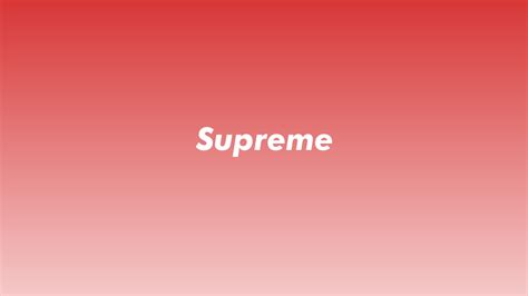 Supreme Logo Light Red Shades Background Hd Supreme Wallpapers Hd
