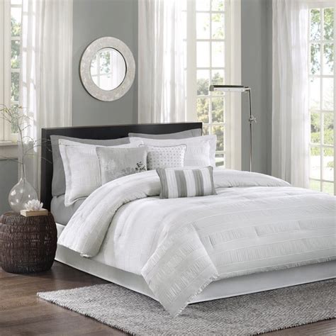 Free shipping on prime eligible orders. Madison Park Sheridan 7-Piece Cal-King Size Comforter Set ...