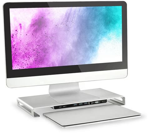 DIGITUS USB C Docking Station With Monitor Riser At Mighty Ape NZ