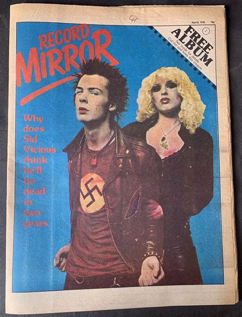 Record Mirror 1978 Sid Vicious Sex Pistols Cover Pleasures Of Past Times