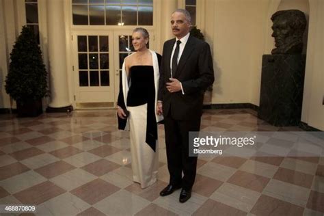 Eric Holder Us Attorney General Right And His Wife Sharon Malone