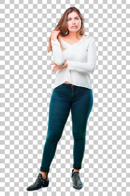Premium Psd Young Pretty Girl Full Body Cut Out Ready To Place In