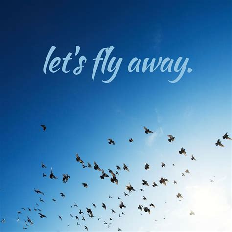 Lets Fly Away Fly Quotes Girl Drama Travel Inspiration