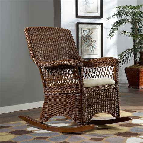 Check spelling or type a new query. Hospitality Rattan Wicker Indoor Rocking Chair with ...