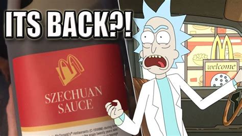 Rick And Morty Szechuan Sauce Is Coming Back To Mcdonalds Youtube