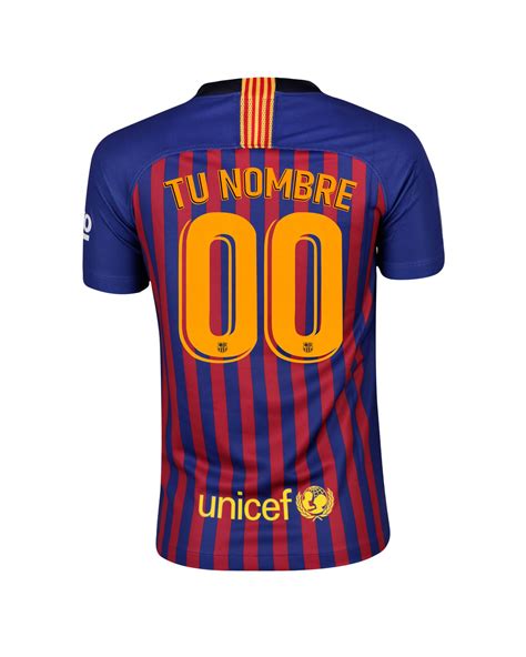 Camiseta 1ª Fc Barcelona 20182019 Personalizado Stadium Junior