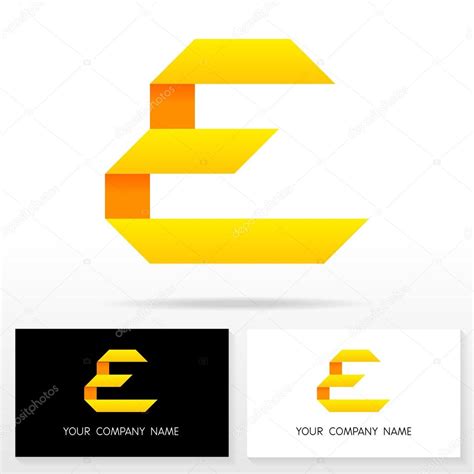 Letra E Icono Del Logotipo Elementos De Plantilla De Diseño