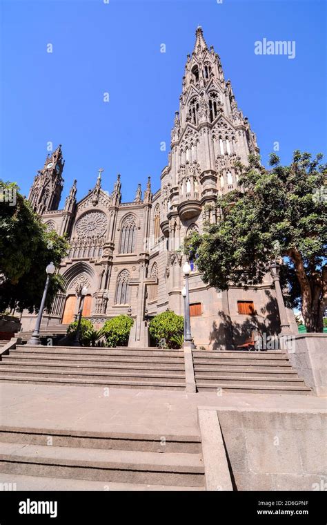 Cathedral Of Arucas Stock Photo Alamy