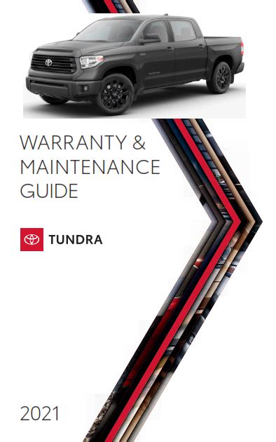 Toyota Tundra Scheduled Maintenance Guide