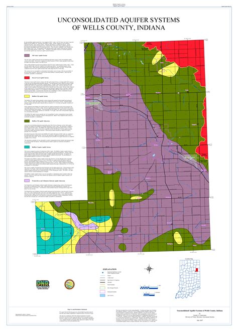 Dnr Water Aquifer Systems Maps 39 A And 39 B Unconsolidated And
