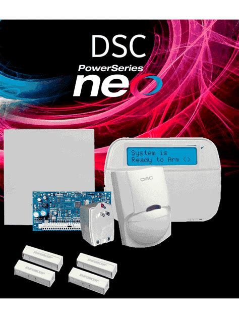 Paquete Serie Neo Con Panel Hs2032 De 8 Zonas Cableadas
