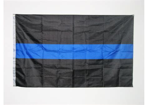 Fahne Thin Blue Line Polas24 Polizeiausrüstungandsicherheitsbedarf