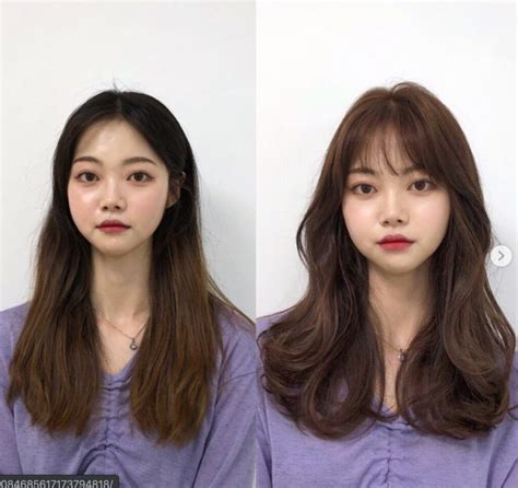 These Are The Hottest Korean Bangs In 2019 Top Beauty Lifestyles Korean Long Hair Korean