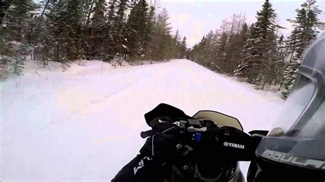 90mph Snowmobile Ride In Upper Michigan Youtube
