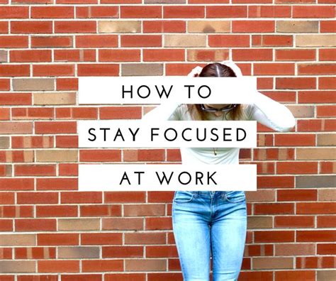 stay focused and productive at work using these simple tips bit ly 2eks1rt focus at