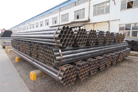 ASTM A53 4inch Black Painted ERW Ms Steel Pipe 1 Lined Pipe Clad