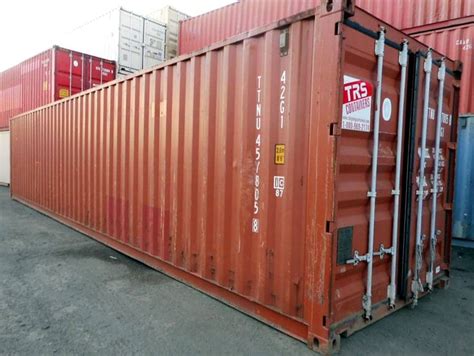 Trs Rents 40ft Steel Shipping And Storage Containers Ground Level Access
