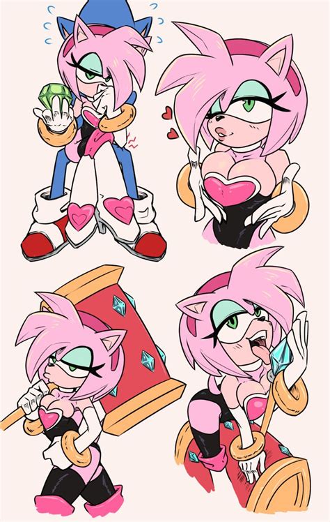 Amy Rouge By Kenibrrealm On Newgrounds Sonic Sonic And Amy Amy Rose