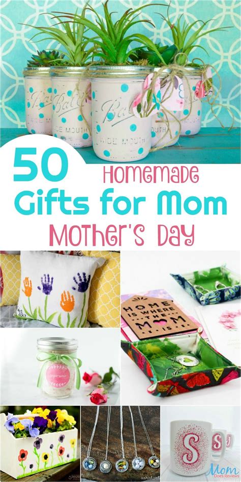 Seek help from friends the best way to prepare a gift for mom handmade is by putting together the best efforts possible. 50 Homemade Gifts for Mom on Mother's Day | Homemade gifts ...
