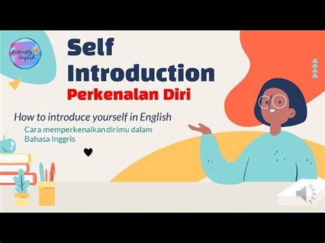 Self Introduction Perkenalan Diri How To Introduce Yourself In