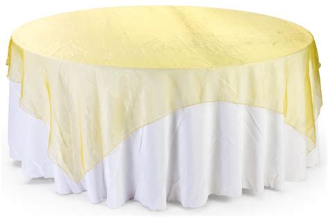 85 X 85 Square Table Overlay Sheer Gold Table Overlays Square