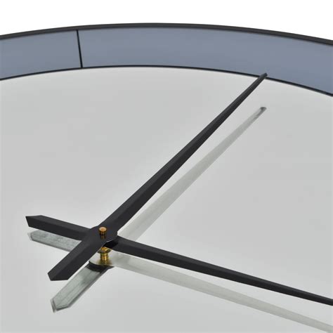 Two Tone Mirrored Round Clock The Libra Company