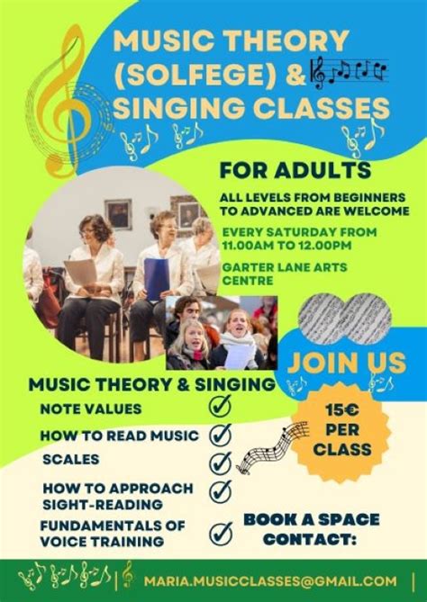 Adult Music Classes Music Theory Solfege And Singing Classes Waterfordarts Com