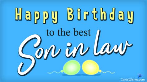 Funny Birthday Wishes For Son In Law Birthday Messages
